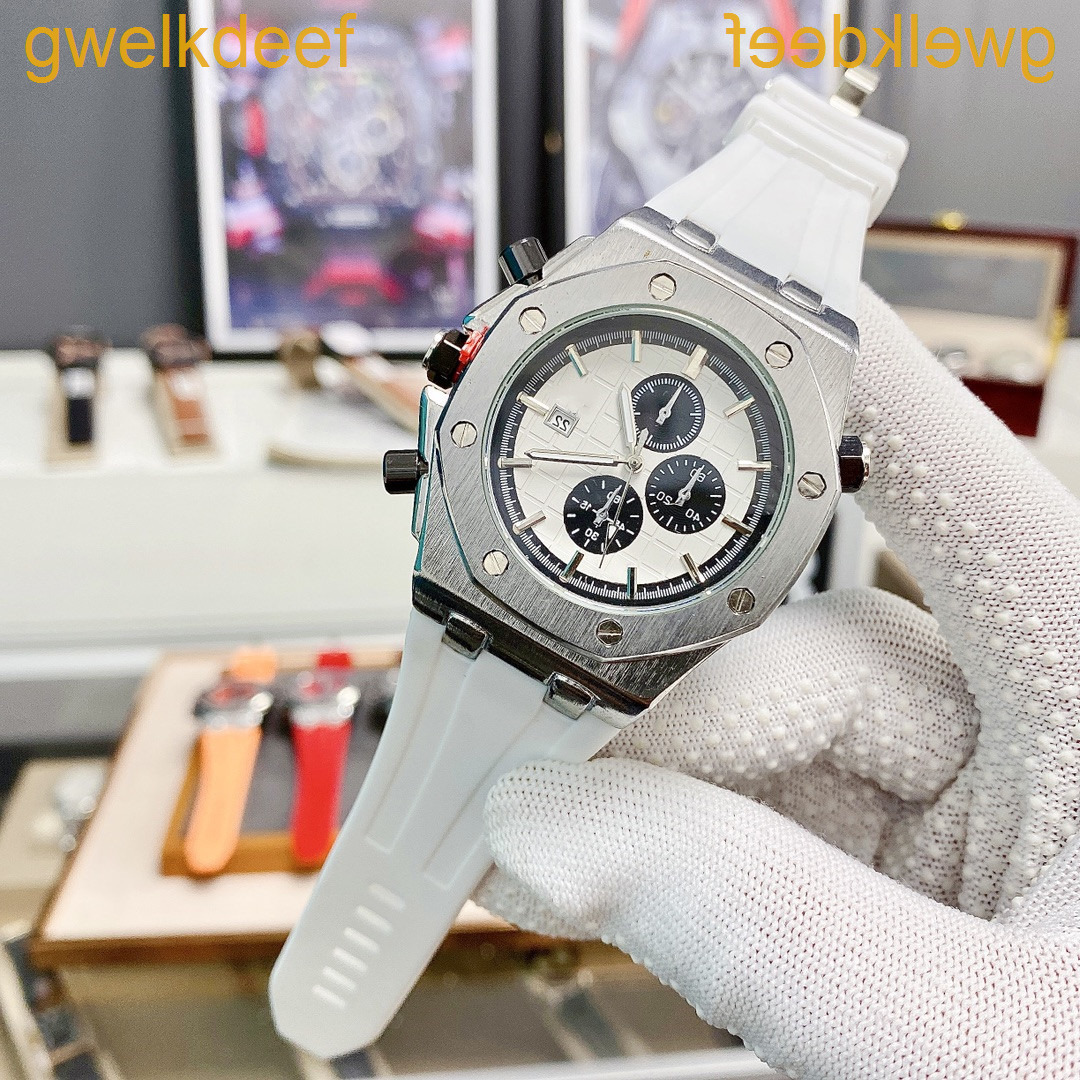 

Aijia Oak Series Basic Luxury Sports Phosphor Light-absorbing Automatic Quartz Original Box Three-pin Date Simple Fashion 42mm 12mmX, A original box set certificate