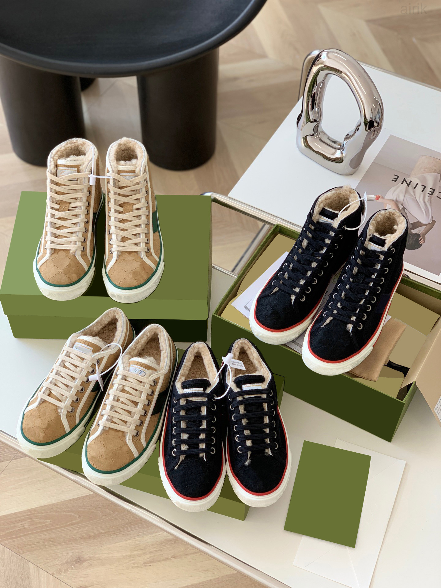 

2022 Luxury Designer Shoe Tennis Canvas Beige Blue Washed Jacquard Denim Women Shoes 1977 Sneaker Ace Rubber Sole Embroidered Vintage Casual, Color13