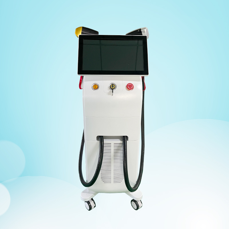 

Double Handle Diode Laser Hair Removal Machine with factory directly sales price