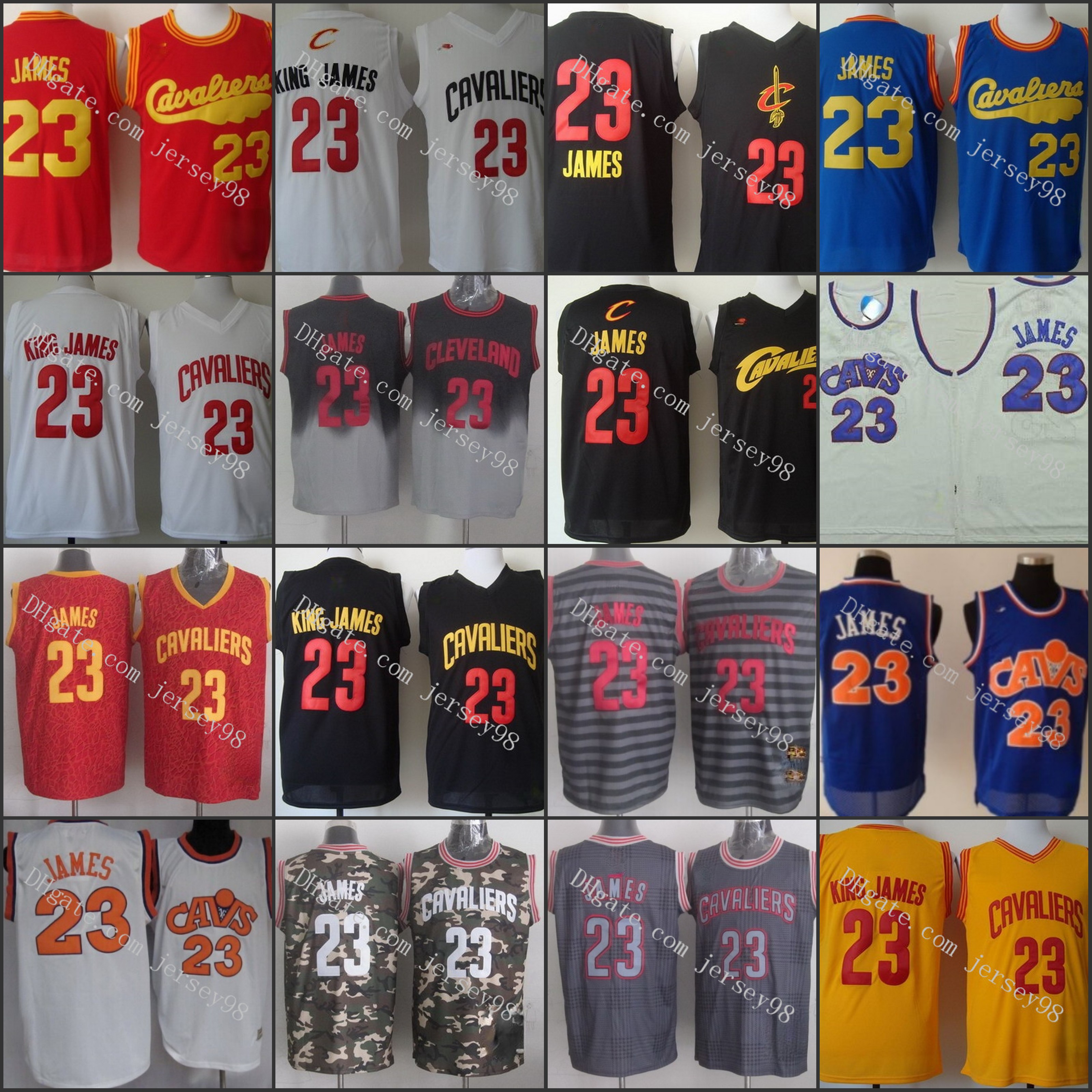 

Cleveland''Cavaliers''men 23''Le Bron''Ja mes retro menBasketball''Jersey