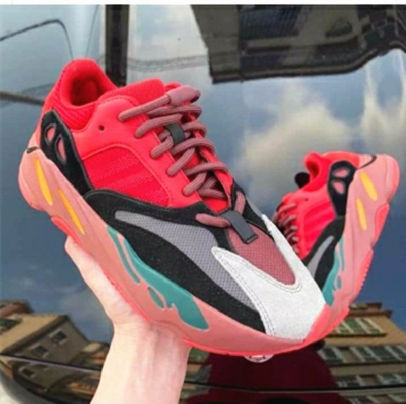 

700 V1 Hi-Res Red Wash Orange Men Women Shoes V2 Enflame Amber Sun Hospital Blue Magnet Vanta Inertia SALT STATIC Geode 3M Reflective Utility Black, Box