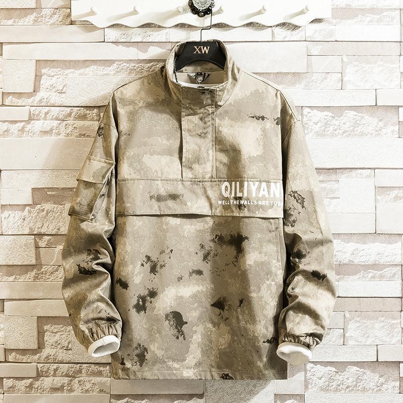 

Men' Jackets Men Spring Safari Style Fashion 2022 Mens Hip Hop Hooded Jacket Male Oversize Korean Streetwear Tops Camouflage Coat1, As pic
