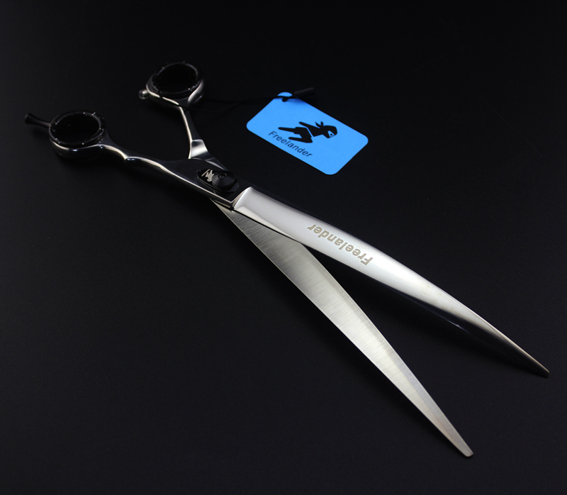 

VG10 Pet Grooming Scissors Professional Dog Cat Grooming Curved Shears 10 inches Design For Professionals Groomer D12