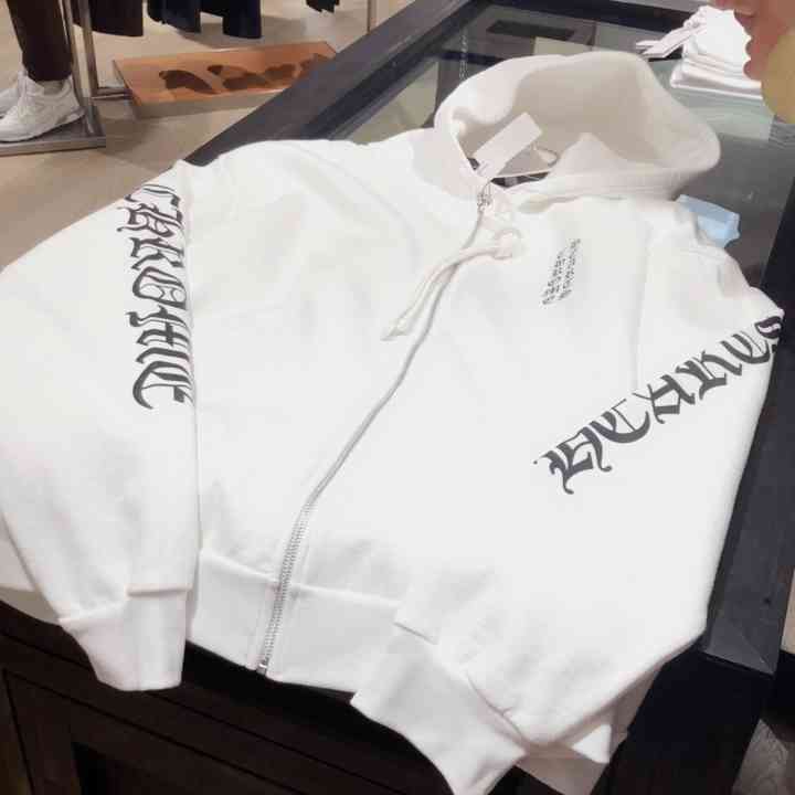 

Jacket Chrxin Sweater Hooded Plush Zipper Ml xl No Return No Change San Wa Ma Japan, Beige