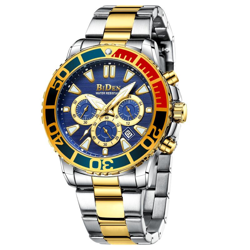 

Wristwatches Top Fashion Diver Watch Men's 30m Waterproof Date Clock Sports Quartz Relogio MasculinoWristwatches WristwatchesWristwatche, Silver white