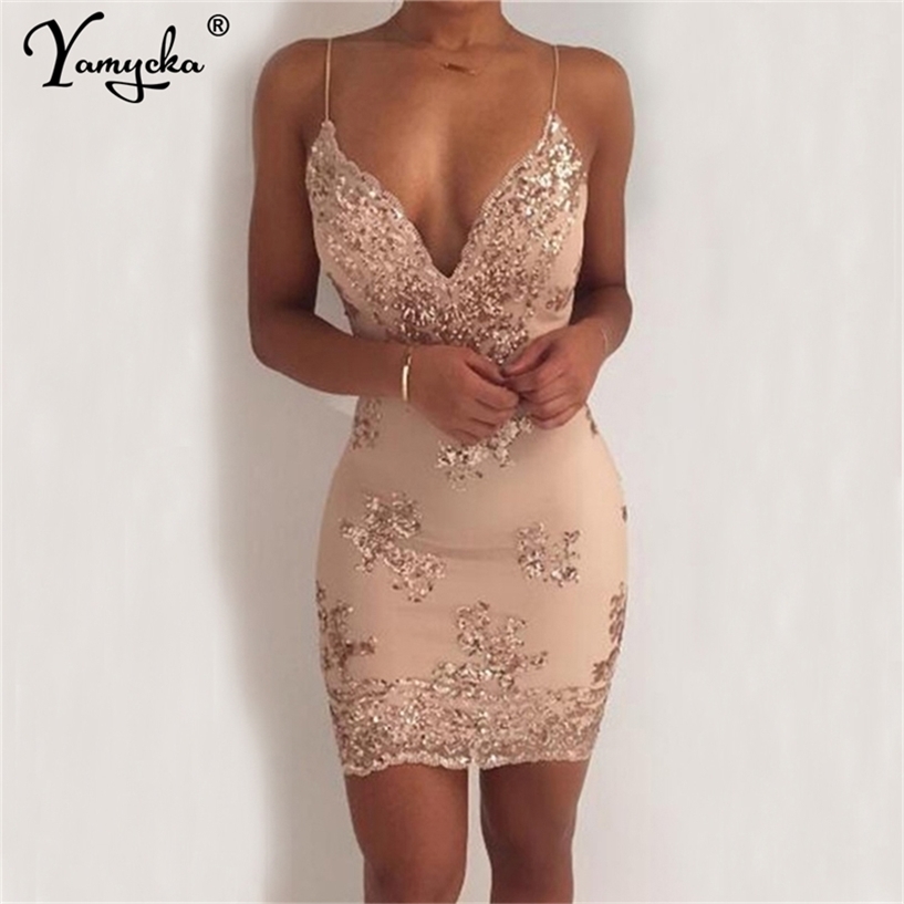 

Sexy club outfits Sequin Summer Dress Women Mini Black bodycon Party dress vintage woman sukienki Dresses vestidos clothes 220418, Flower color