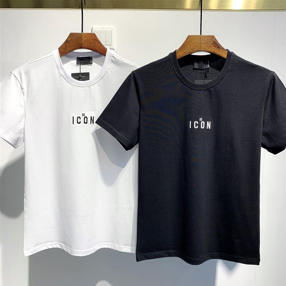 

2021 Fashion ICON designers mens women t shirt #DT007 off summer Classic maple leaf tees Essentials white letters print casual clo191S, Model 9