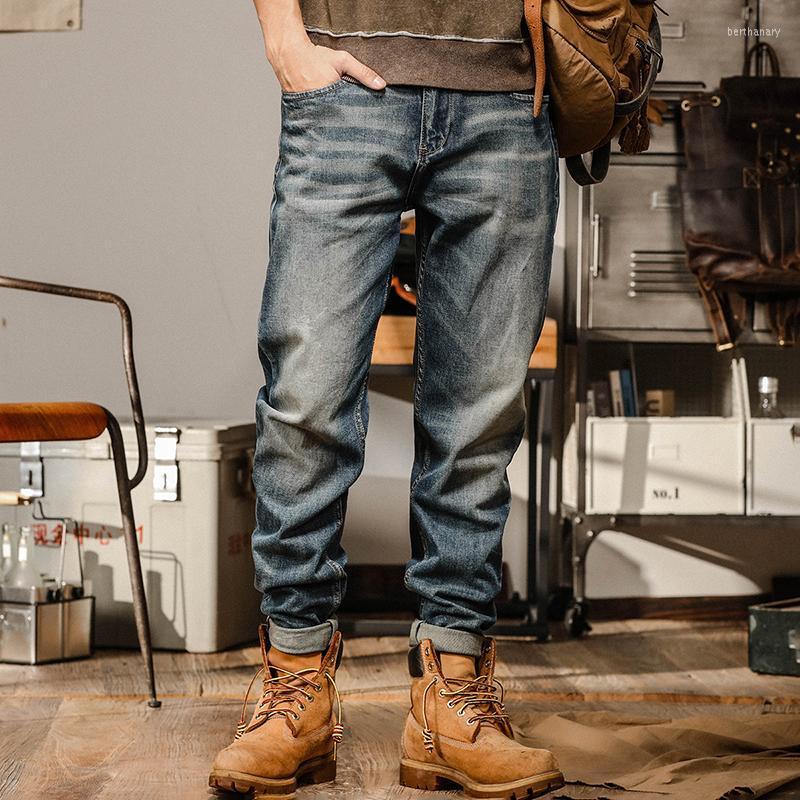 

Men' Jeans Spring Autumn Men Fashion Loose Fit Pants Male High Waist Straight Vintage Clothes Denim Trousers A294Men' Bert22, Fugulan