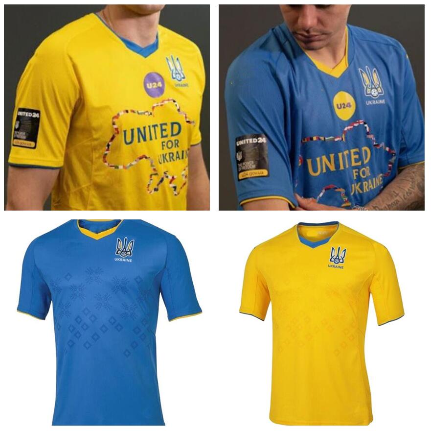 

2021 2022 Ukraine special edition Soccer Jerseys ZINCHENKO MALINOVSKYI YARMOLENKO KONOPLYANKA Home Away Short Sleeve Adult Football Shirts, Orange