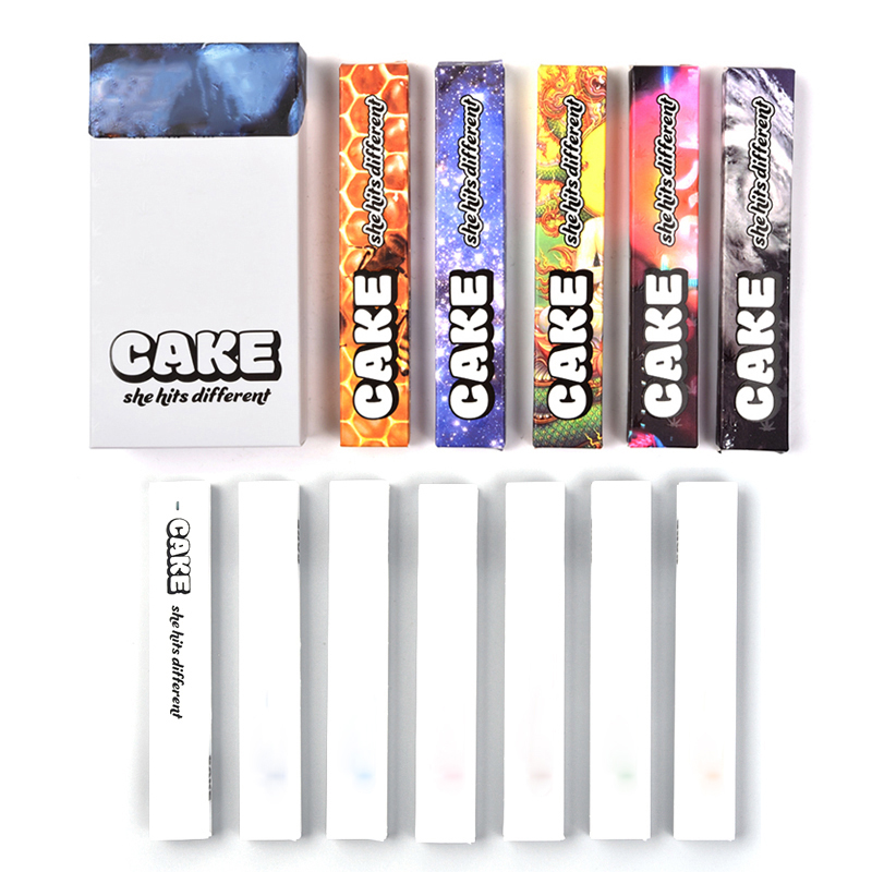 

Disposable Cake Bar Device E cigarettes Kit 1.0ml Empty Thick Oil Vape Pod with Packaging Box Rechargable 280mAh Battery Vapes Pen