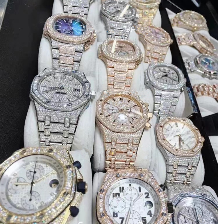 

mens luxury watches automatic moissanite iced watch for men movement womens watch men's montre homme diamond watchs wristwatches montres de luxe l7, Screwdriver 1.2mm [one]