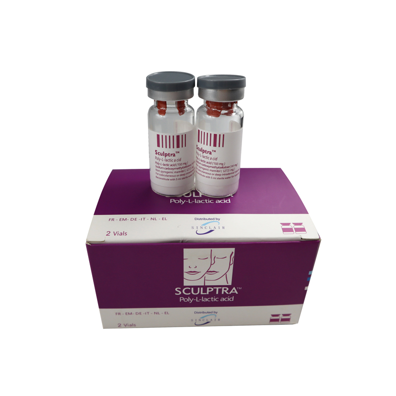 

Sculptra 10 vials x 5ml poly-l-lactic acid butt dermal filler