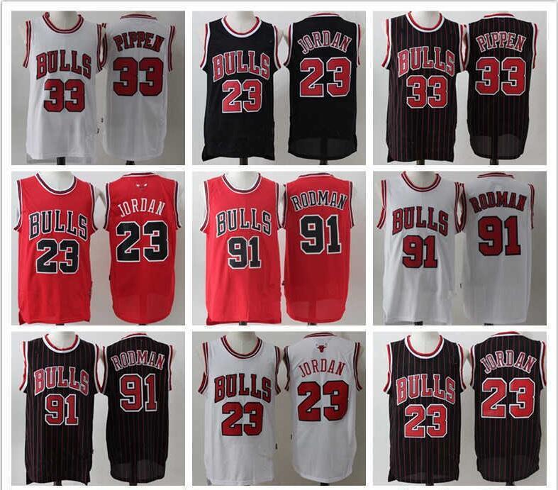 

Chicago''Bulls''MEN michael 23 MJ dennis 91 rodman scottie 33 pippen shorts basketball jerseys, Color