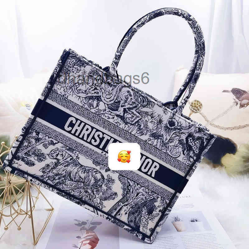 

Handbags Woman Bags Christan Bag 2022 Women Series Tiger Tote Embroidered Handbag Single Shoulder Student, Blue tiger