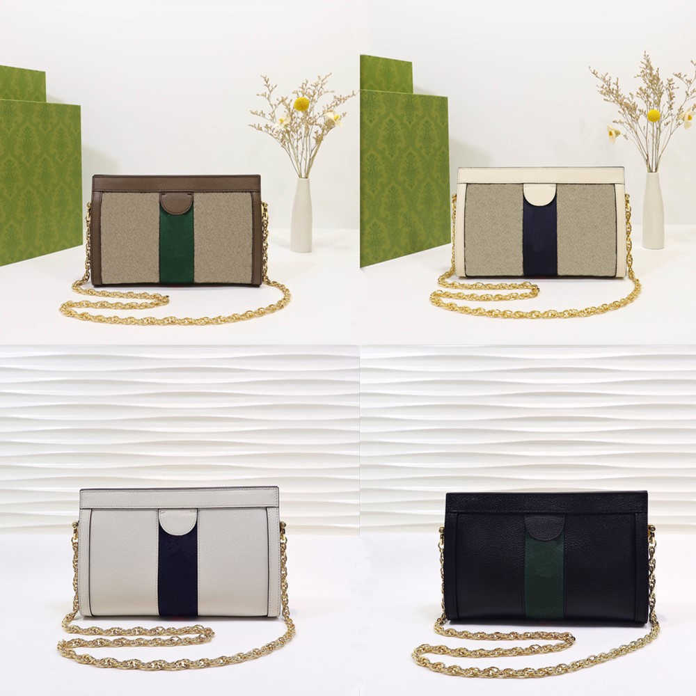 

Designer Shoulder Bags Women Evening Bag Crossbody Handbag Leather material gold letter chain buckle decoration Handbags