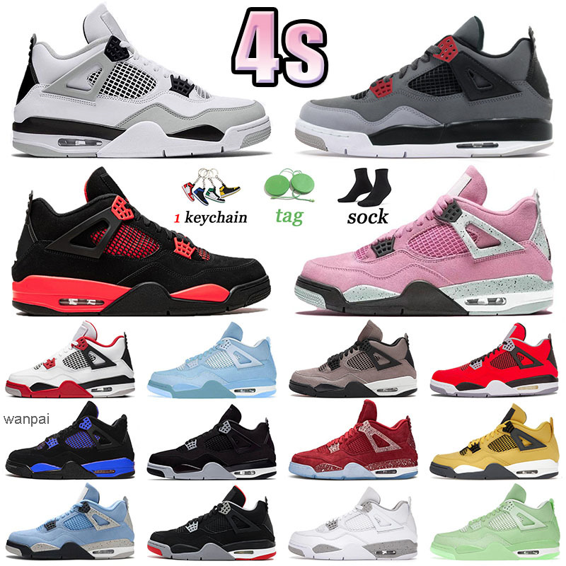 

Jumpman 4 Classic Basketballs Shoes 2022 Men Trainers Oreo Military Black off Infrared University Pink Women 4s Sneakers Sports Oklahoma, 36-47 infrared
