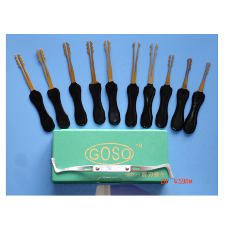 

GOSO 10pcs Super Quick Opener Lock Pick Set Locksmith Tools