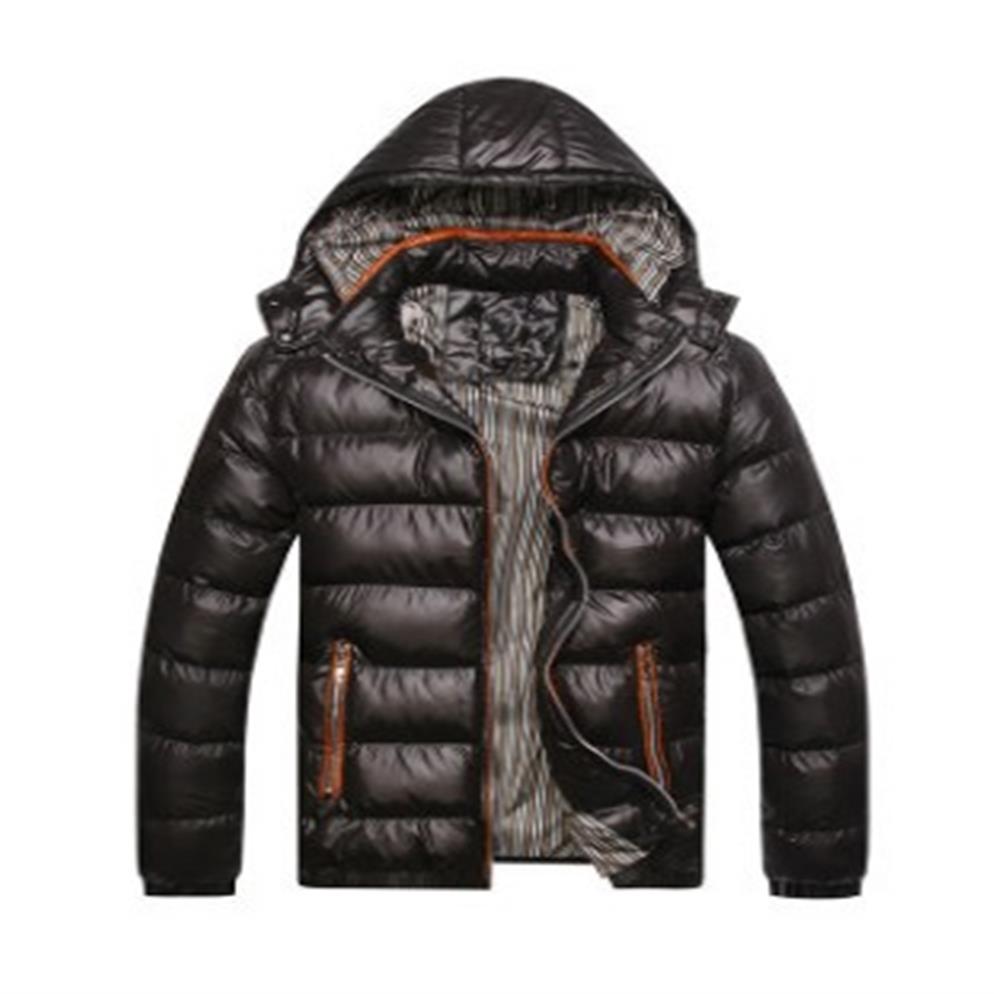 

2019 Winter Jacket Men Fashion Stand Collar Parkas Mens Solid Thick Warm Jackets And Coats Man Winter Parkas Overcoats Men Coats229n, Red