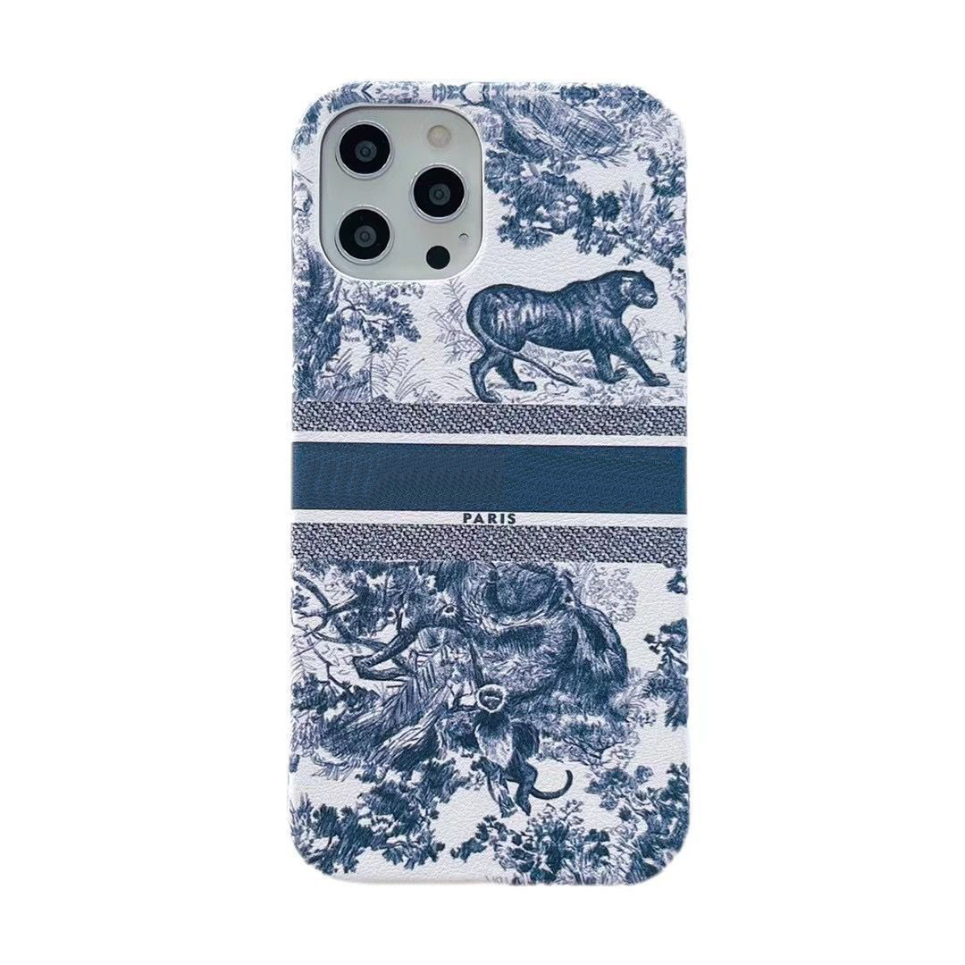 

Blue Tiger Shockproof Designer Cell Phone Cases For Iphone Letter D Luxury Lion, Pink