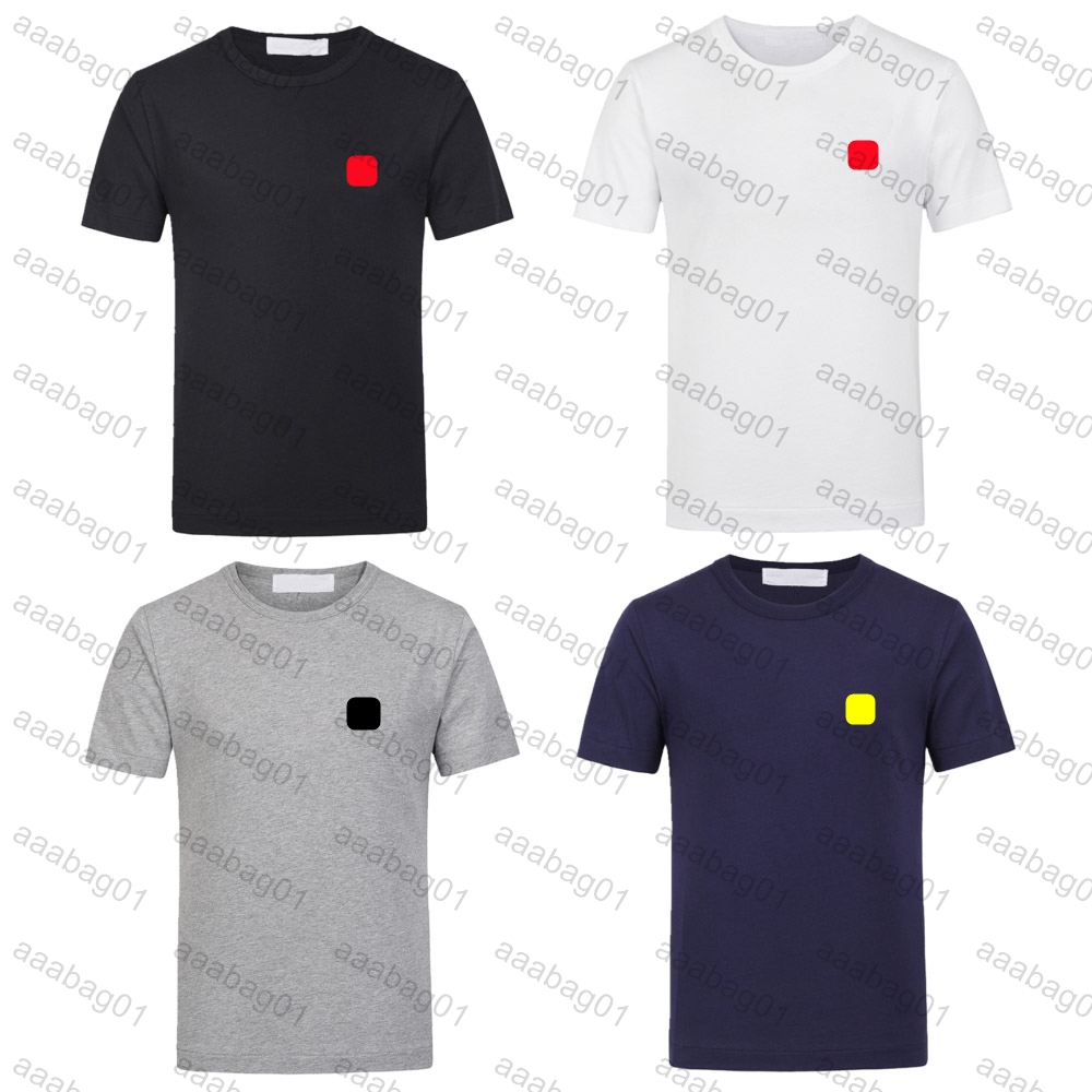 

Fashion Men Designer Play T Shirt High Quanlity Red Heart Shirt Commes Casual Women Shirts Des Badge Garcons Cotton Embroidery Short Sleeve, 01