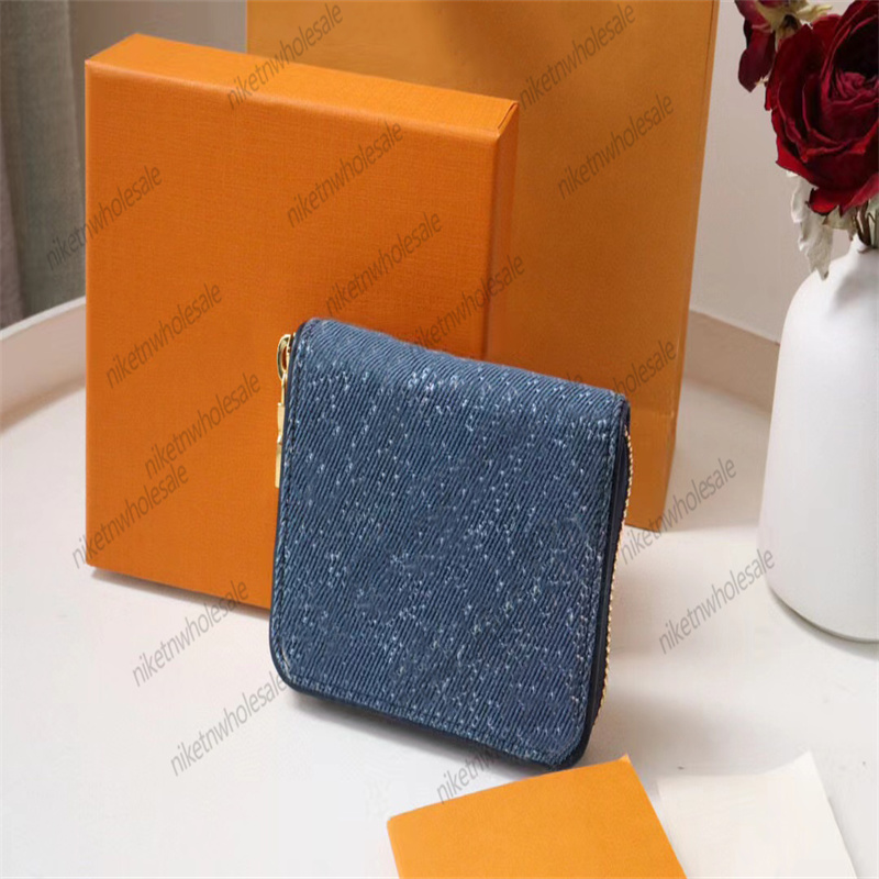 

Designer Fashion Women Wallet Denim Canvas Monograms Purse 2colors M81185, ##