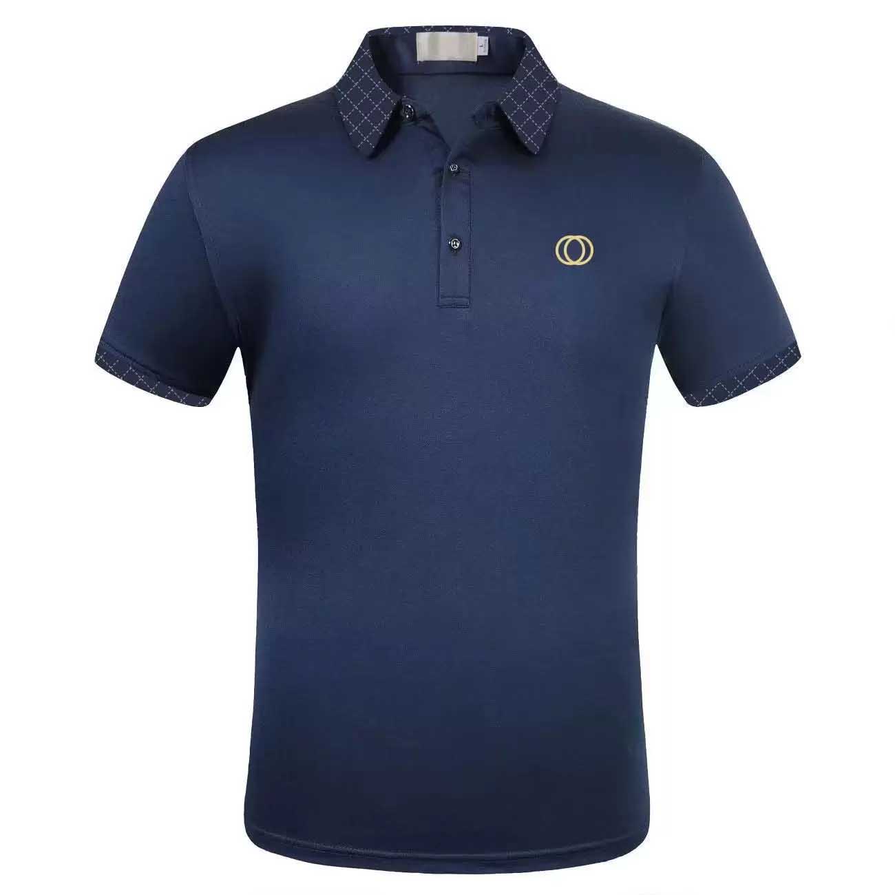 

2022 summer lapel POLO shirt bee letter short-sleeved men's European and American brand trend business half-sleeve t-shirt men M-3XL, 13
