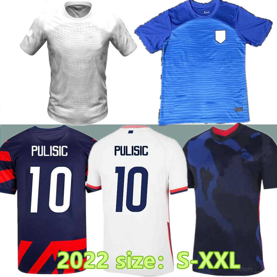 

2021 2022 Custom PULISIC WEAH MCKENNIE Home Away Soccer Jerseys 21 22 REYNA MUSAH usAS MORGAN LLOYD America Football Shirts United States, 2021 home
