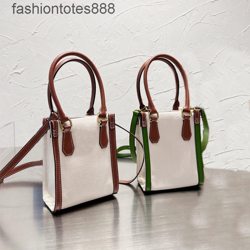 Woman Mini Canvas Ella Bags the tote bag designer crossbody bag luxury handbag single shoulder Fashion phone purse Letter Top Quality 2022