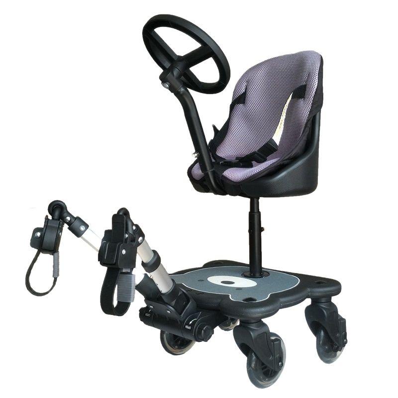 

Stroller Parts & Accessories Cart Auxiliary Peda Seat Baby Bicycle Seats And Trailers Pedal Standing Board Hanging Trailer AccessorieStrolle