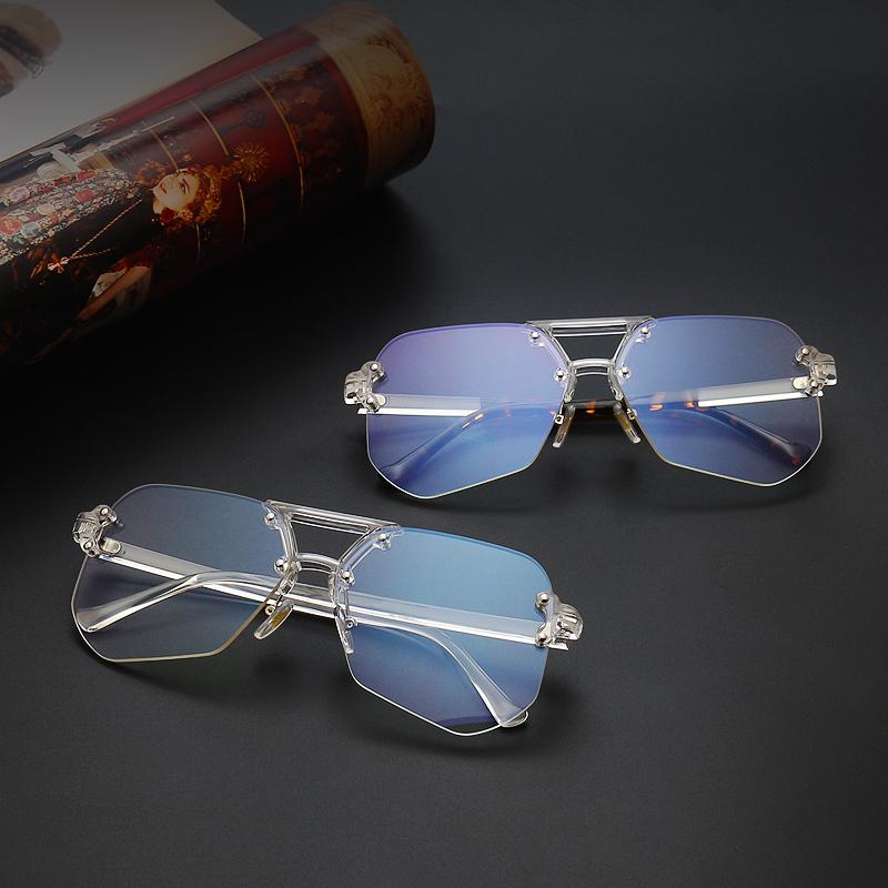 

Sunglasses Fashion Eyeglass Frames Women Decorative Glasses Transparent Computer Frame Men Anti Blue Light EyewearSunglasses
