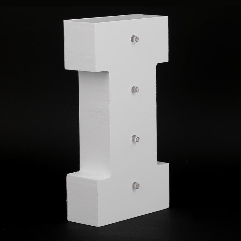 

Party Decoration Wooden Alphabet LED Night Light Festival Lights Bedroom Lamp Wall Hanging Pography Ornaments Christmas Wedding Decor