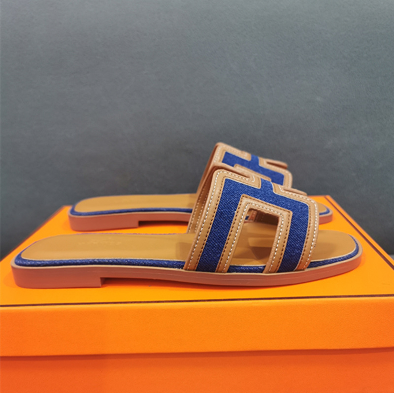 

2022 New women sandals shoe Designer H Letter Slippers Casual Leather Ladies Oran Sandals Beach Shoes Jelly Shoes Size 35-42, 15