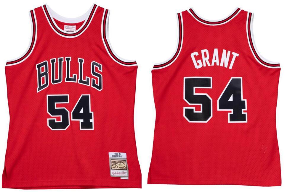 

''nba''JerseysStitched Horace Grant basketball Jersey S-6XL Mitchell & Ness 1990-91 Mesh Hardwoods Classics retro version Men Women Youth j, Stitched jersey