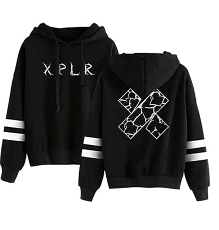 

XPLR Hell Week Sam and Colby New 2D Logo Pullover Hoodies Merch Men/Women Hooded Sweatshirt Hockey Uniform, 05