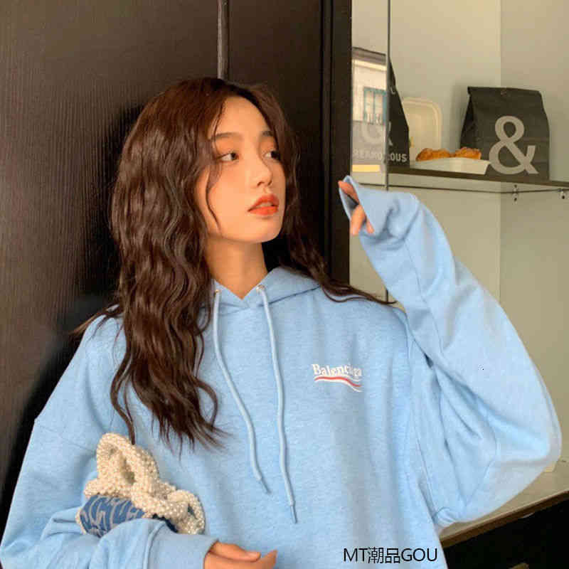 

designer Hoodies Men's Sweater 2022 Balencaiga'sss Paris Hoodie Men Women Couples Loose Autumn Cotton Sweaters Hoodded, White