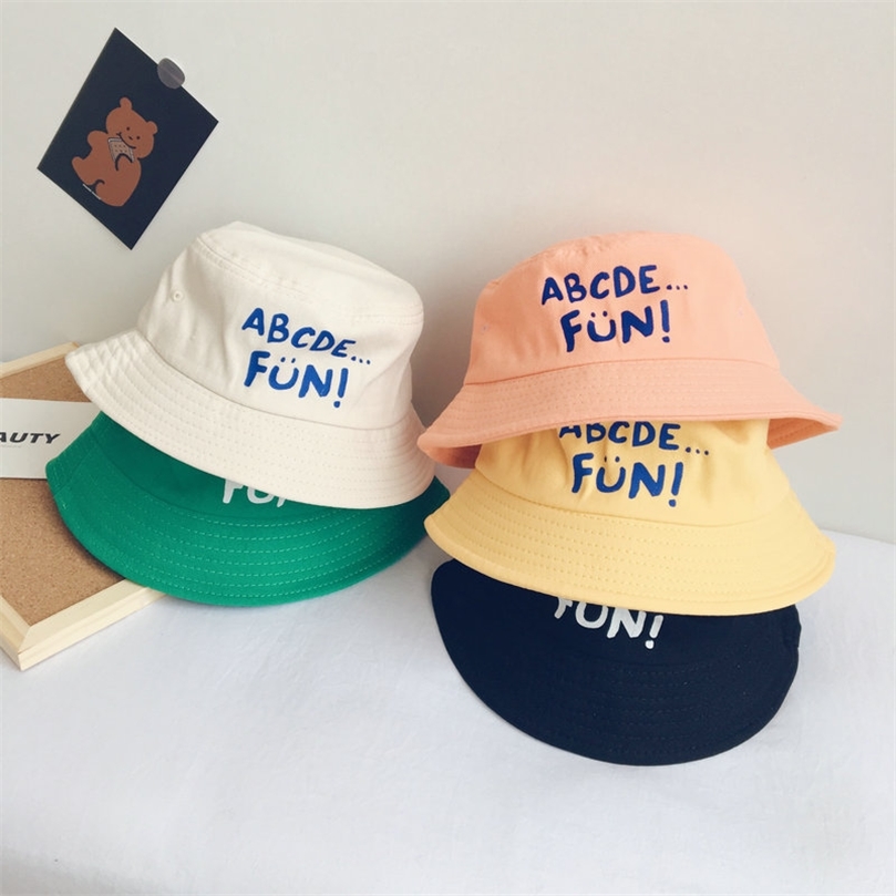 

Fashion Kasual Anak Keranjang Huruf Decor Katun Panama Cap Gadisgadis Anak Lakilaki Outdoor Topi Matahari Pantai Camping Memancing Cap 220611, Black