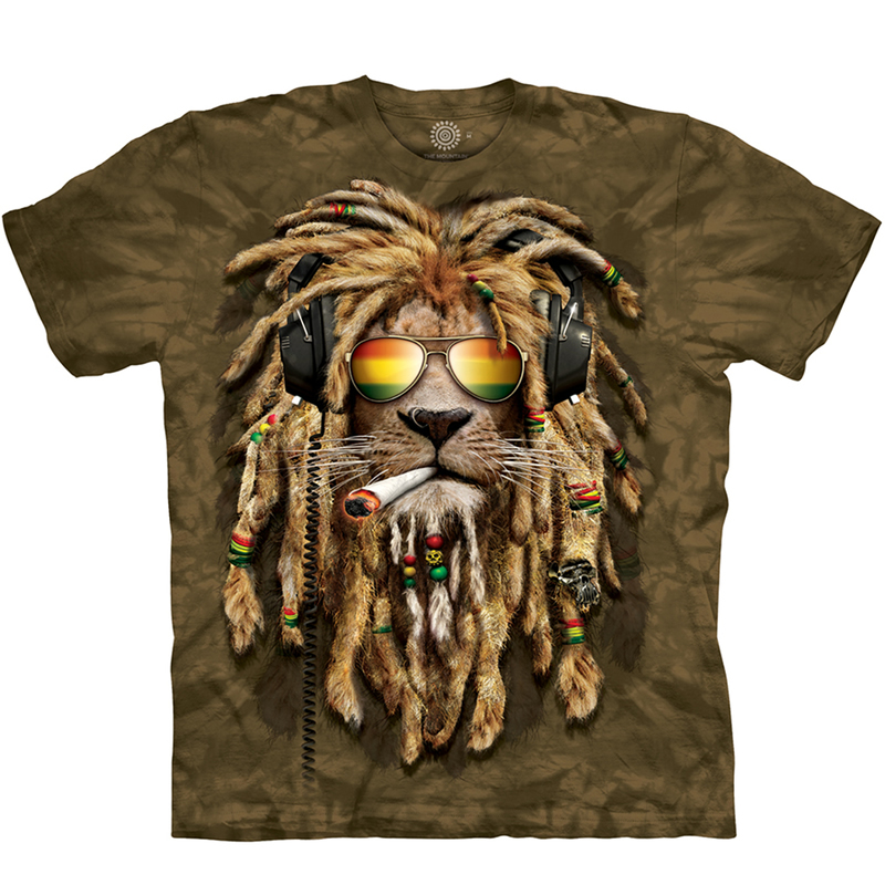 

3D Green colour Smokin Jahman Classic Cotton T Shirt