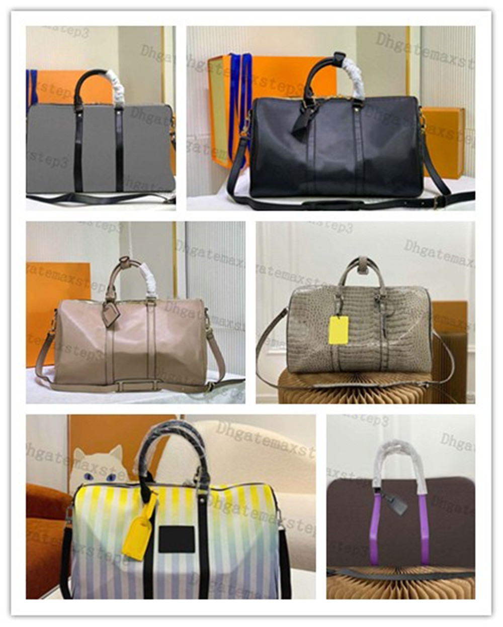 

Designer Bags Men's Travel Bag Luggage KEEP Large Capacity ALL Fitness Gym Shoulderbag Embossing Monos Two Handling Handbag Cross Body Yoga Suitcase