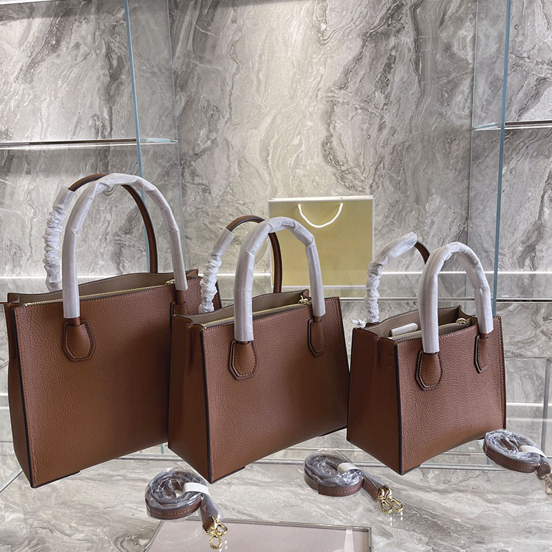 

HH High Quality Mercer Luxurys Designers Lock Bags Tote fashion Leather Handbags Women Messenger Handbag Embossing Shoulder Crossbody Bag Large capacity tote, #brown 22cm