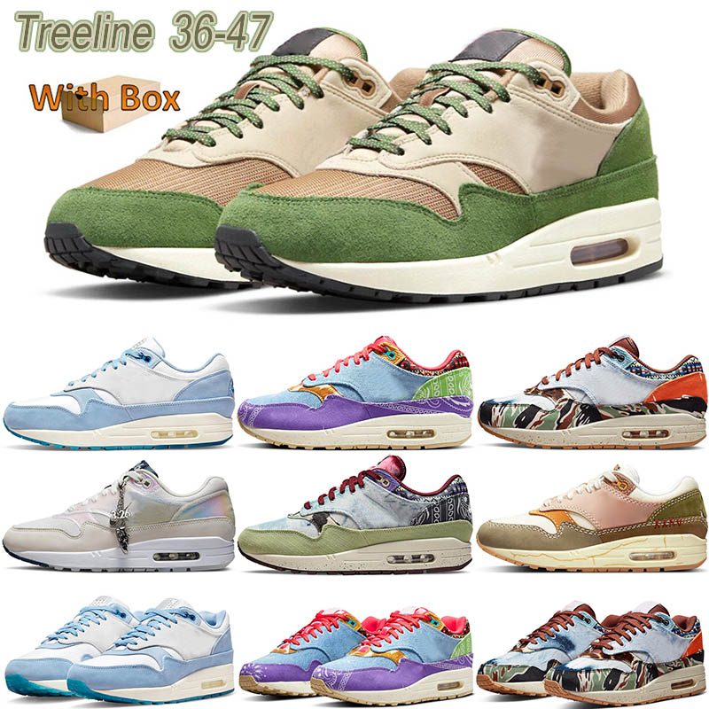 

Concepts x Heavy Mellow 1 87 Running Shoes 1s With Box Treeline Blueprint Wabi Sabi La Ville Lumiere Womens Mens Sneakers Trainers Size 36-47, La ville lumiere 36-47