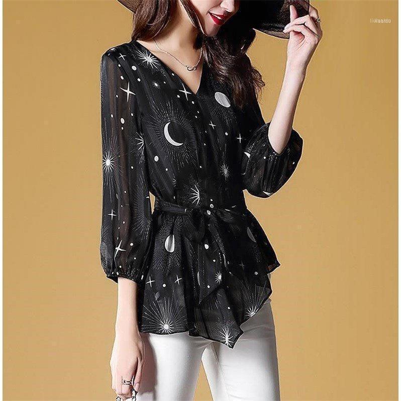 

Black Women Blouses Shirts Office Lady Women's Blouse Womens And Tops Shirt Blusas Mujer De Moda 2022 Tunic &