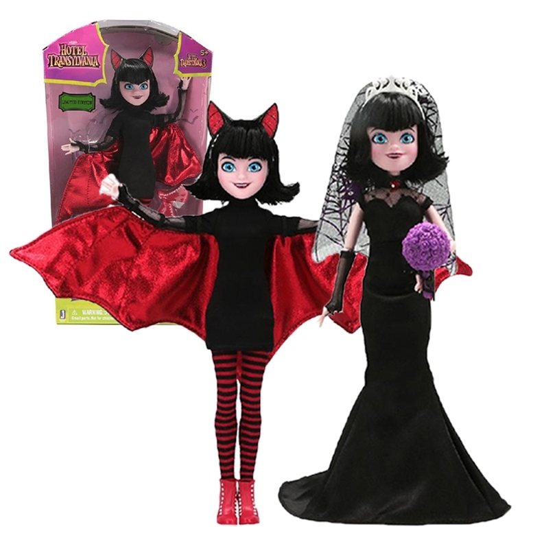 

el Transylvania Bat Mavis Daughter Of Dracula Anime Action Figure Bride Girl Mavis Doll Collected Model Toys For Kids Gift 220426, Bat no box