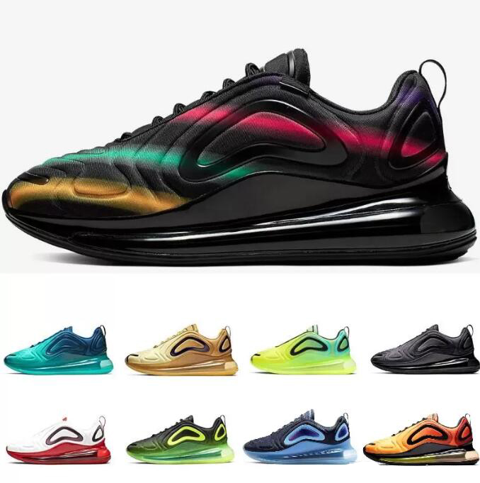 

2022 720 Running Shoes Triple Black White 72C Volt Cool Grey King Drip pride Be true Men Women Sneakers size 36-45, 8#