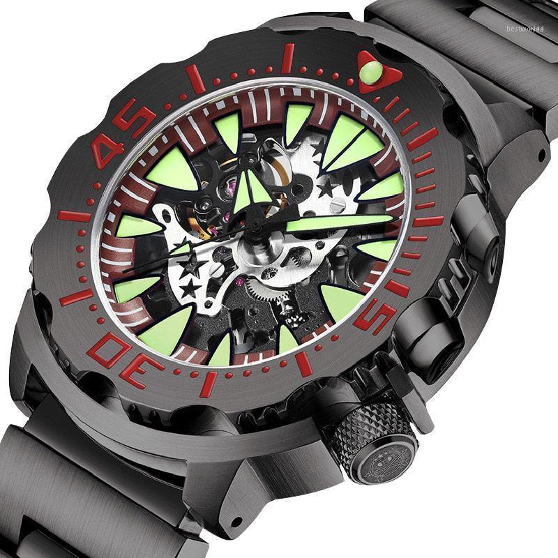 

Wristwatches Addiesdive Monster Watch For Men NH36 Automatic Movement Mechanical Diver Watches Sapphire Glass 20Bar Luminous RelogioWristwat, Blue bracelet