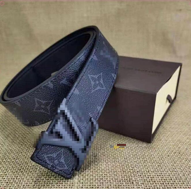 

Top Brand New Men Women Belt Belts Womens High Quality Genuine Leather Black And White Color Cowhide For Mens With Box