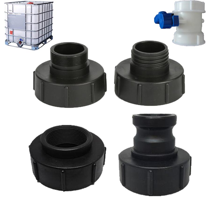 

Heavy duty IBC accessories 3" S100X8 butress female to 2" NPT male adaptor 2"buttress 2inch NPT female or QD garden218H, Black