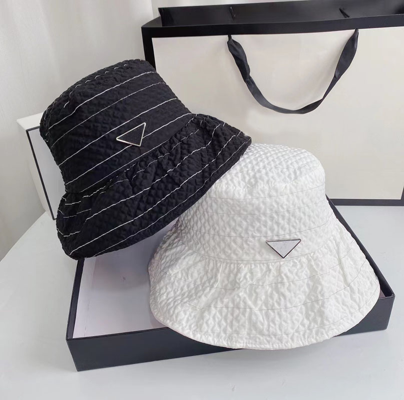 

Designer Bucket Hat Beanie Hats Womens Baseball Cap Casquettes Snapback Mask Four Seasons Fisherman Sunhat Unisex Outdoor Casual Fashion High Quality 2 colors, Black