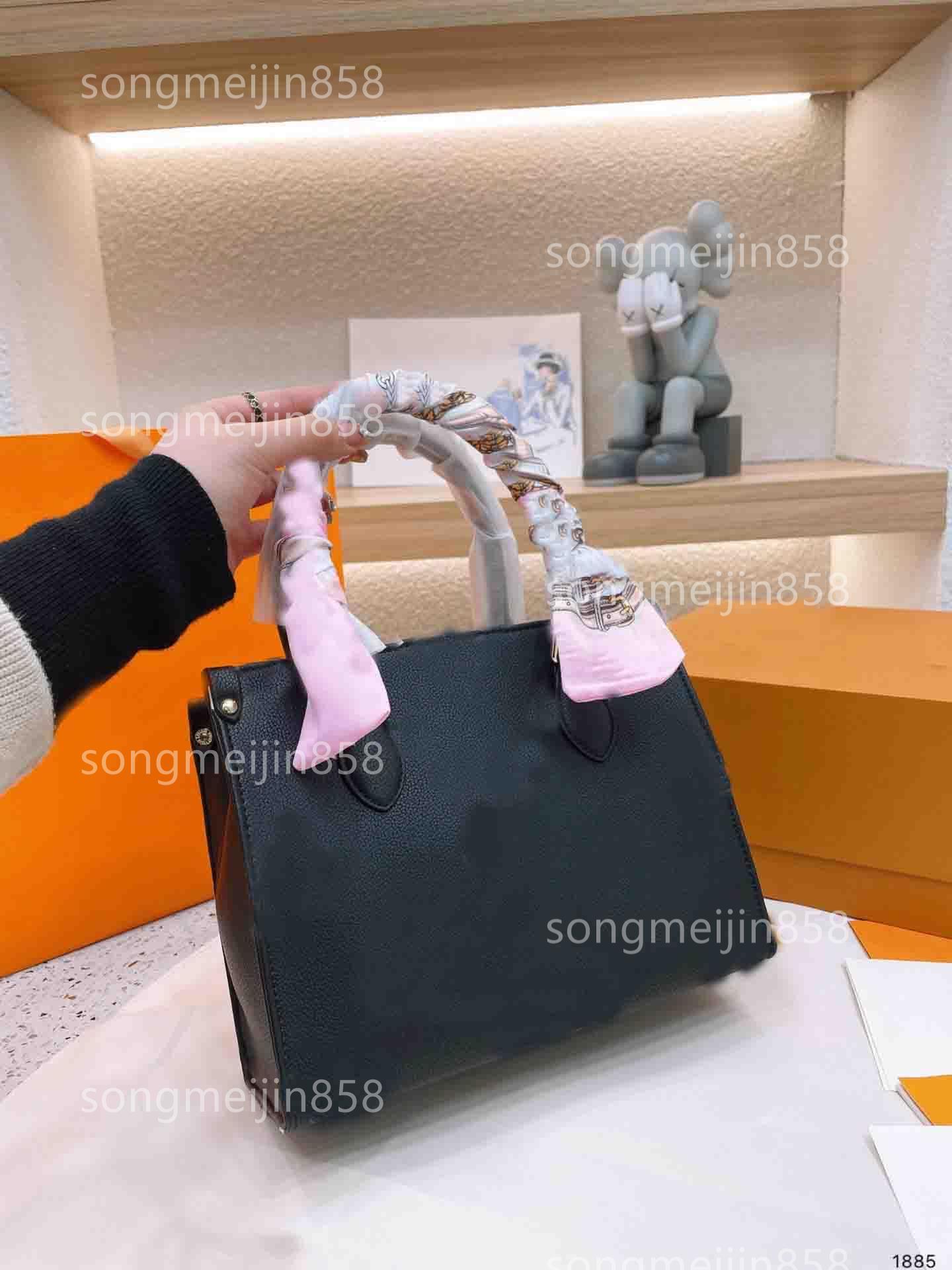 

2023 Counter same style Onthego Handbag Fashion Bags Luxury Designer Bag Shoulder Clutch Handbag Leather Crossbody Evening Package Totes, Zonggeyingba