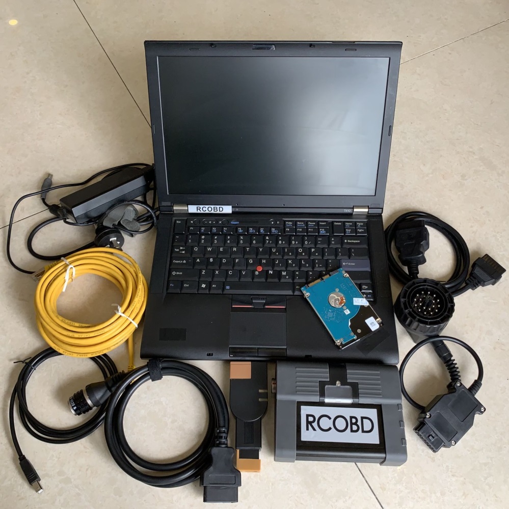 

Auto Diagnostic Tool Icom A2+B+C Code Scanner Interface and cables for BMW Cars with Used laptop D630 Software installed well High Quality