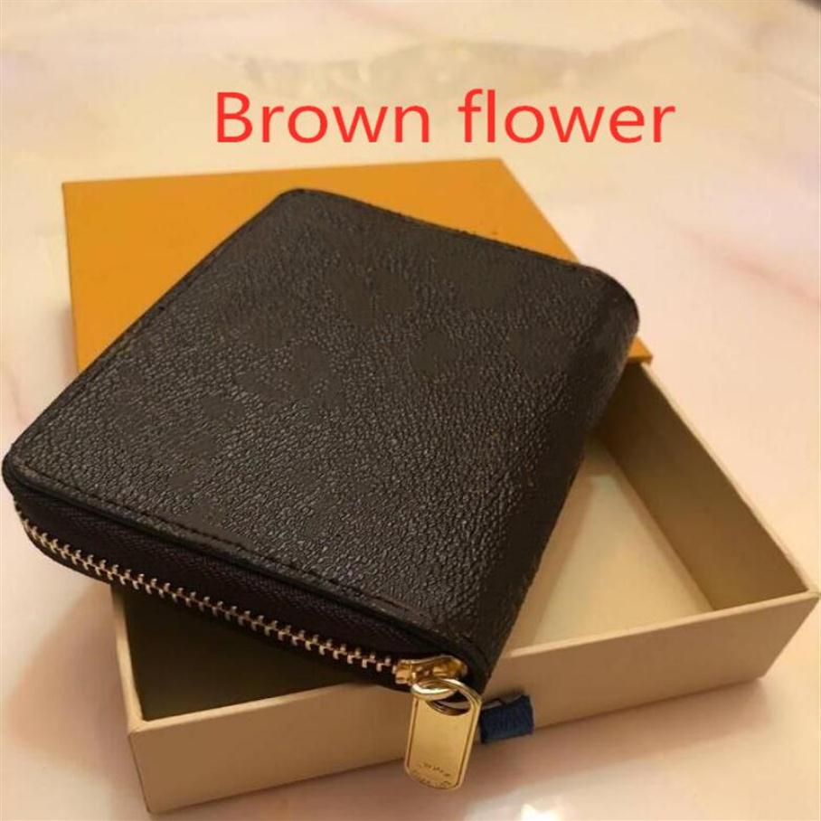 Nouveaux hommes portefeuilles causaux supports pour hommes concepteurs paris de la monnaie 4 couleurs petits sacs en cuir portefeuille de poche z